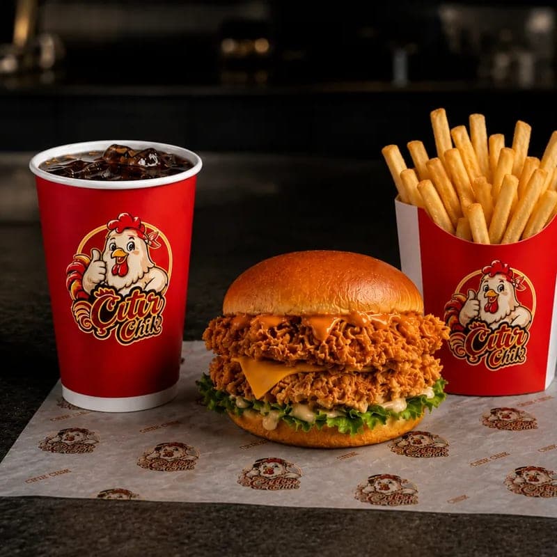 Double Çıtır Burger