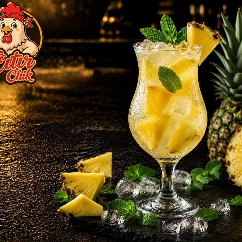Cafe Çıtır Buzlu İçeçek Ananas