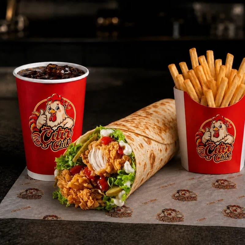 Çıtır Lavash 2li Wrap Menü